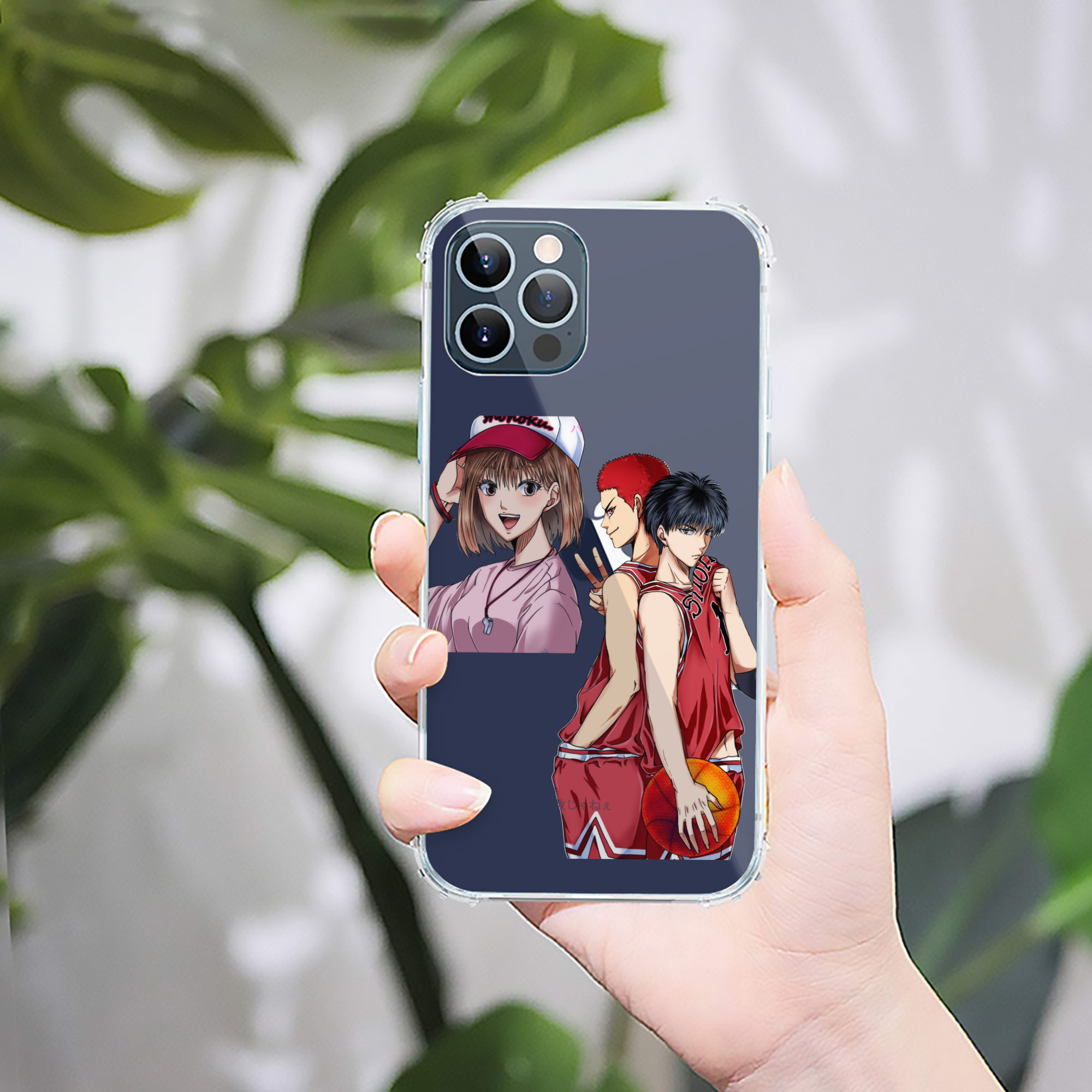 （画像用） SLAM DUNK／スラムダンク 【iPhone 12シリーズ対応】透明スマホケース（クリアソフトケース）